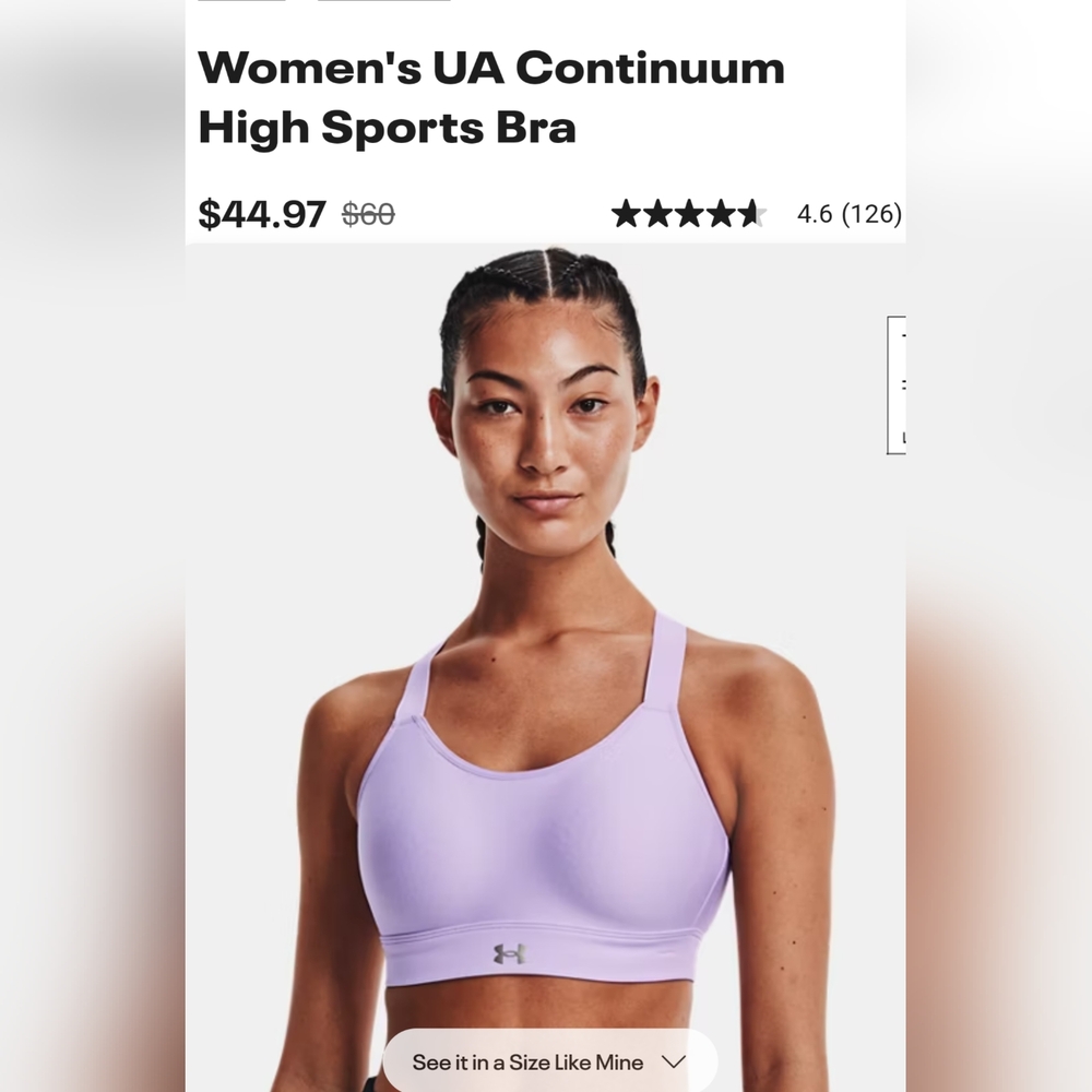 Under Armour bra NWT